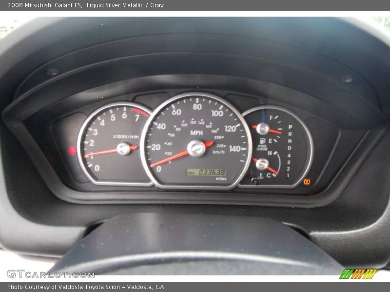 Liquid Silver Metallic / Gray 2008 Mitsubishi Galant ES