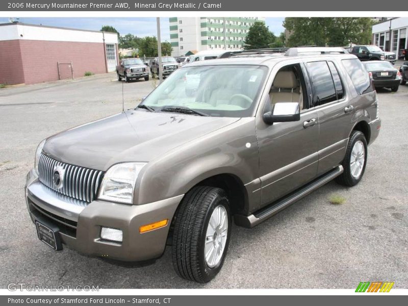 Mineral Grey Metallic / Camel 2006 Mercury Mountaineer Premier AWD