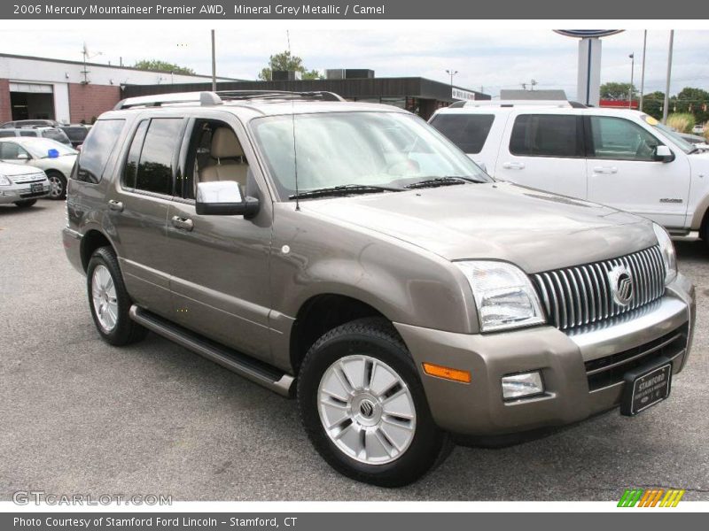 Mineral Grey Metallic / Camel 2006 Mercury Mountaineer Premier AWD