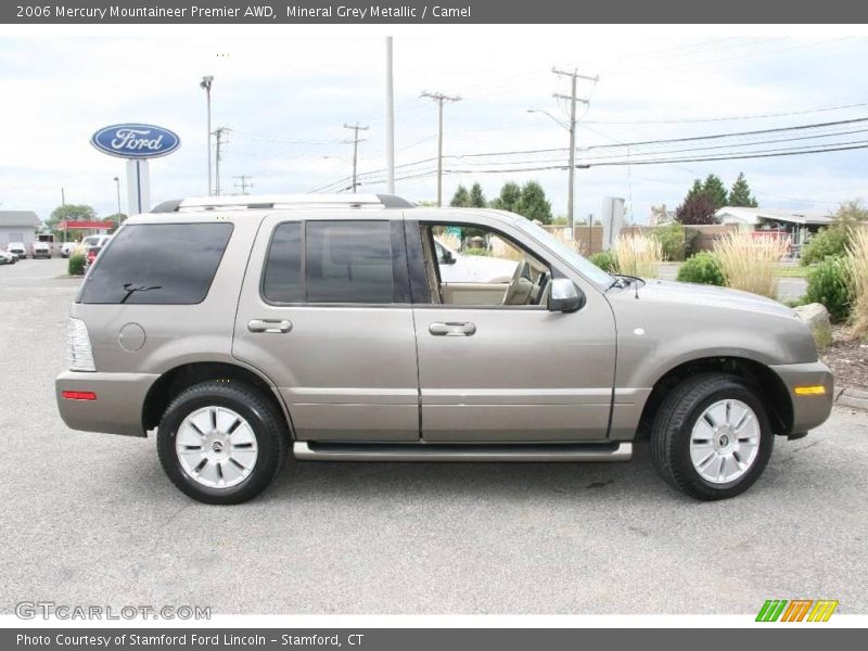 Mineral Grey Metallic / Camel 2006 Mercury Mountaineer Premier AWD