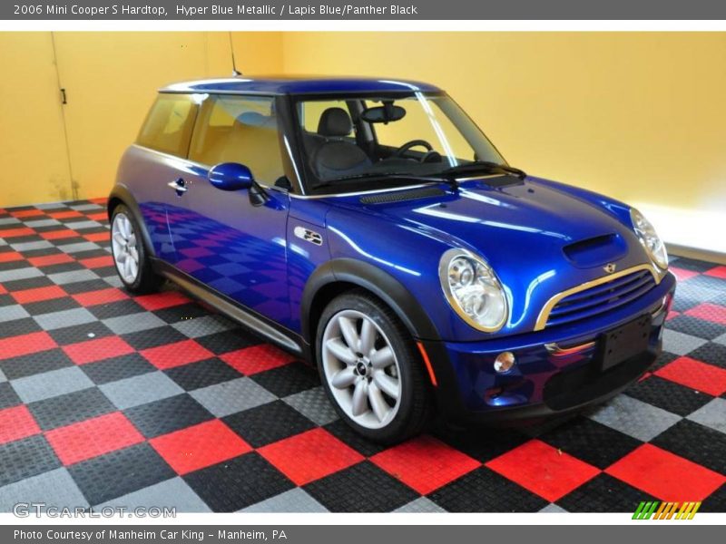 Hyper Blue Metallic / Lapis Blue/Panther Black 2006 Mini Cooper S Hardtop