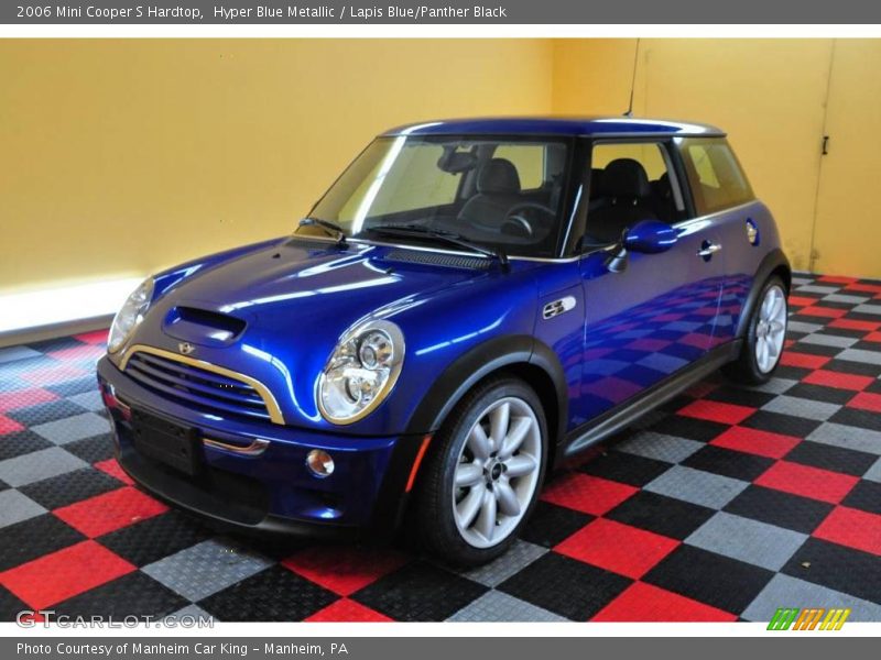 Hyper Blue Metallic / Lapis Blue/Panther Black 2006 Mini Cooper S Hardtop