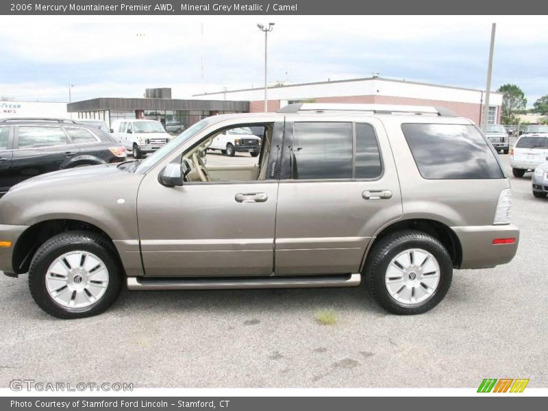 Mineral Grey Metallic / Camel 2006 Mercury Mountaineer Premier AWD