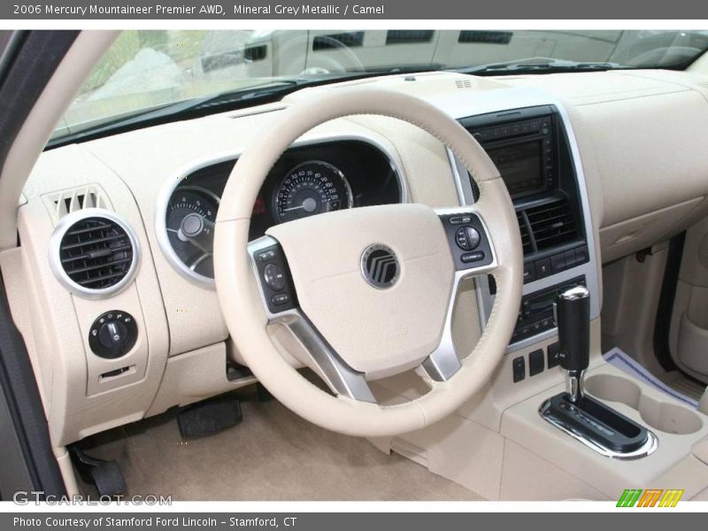 Mineral Grey Metallic / Camel 2006 Mercury Mountaineer Premier AWD