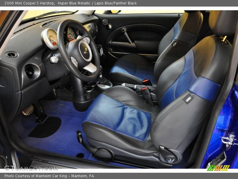 Hyper Blue Metallic / Lapis Blue/Panther Black 2006 Mini Cooper S Hardtop