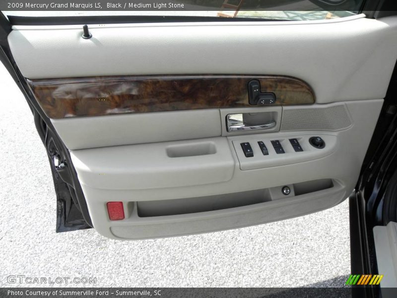 Black / Medium Light Stone 2009 Mercury Grand Marquis LS