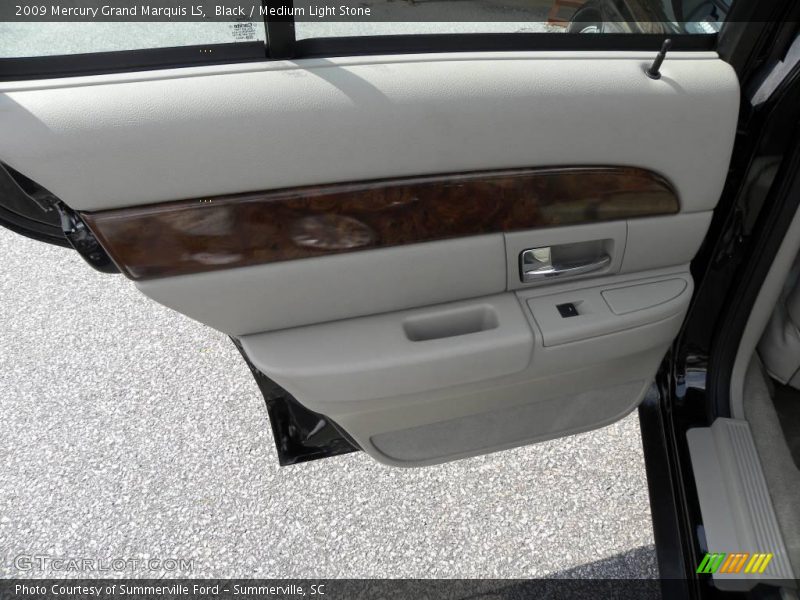 Black / Medium Light Stone 2009 Mercury Grand Marquis LS