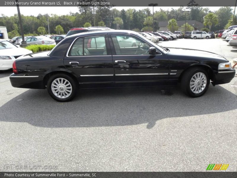 Black / Medium Light Stone 2009 Mercury Grand Marquis LS