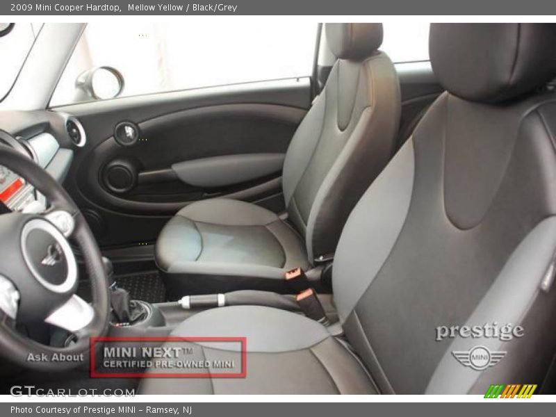Mellow Yellow / Black/Grey 2009 Mini Cooper Hardtop