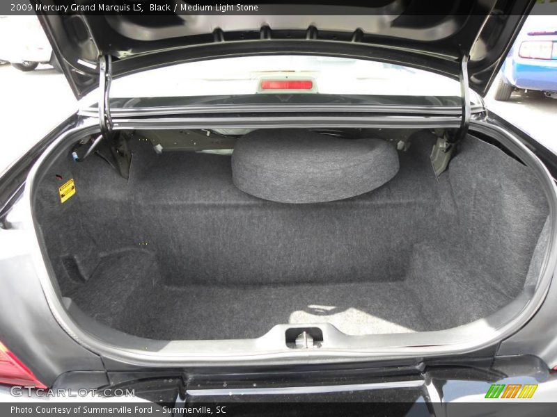 Black / Medium Light Stone 2009 Mercury Grand Marquis LS