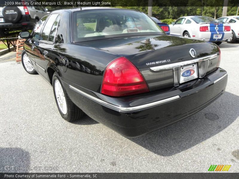 Black / Medium Light Stone 2009 Mercury Grand Marquis LS