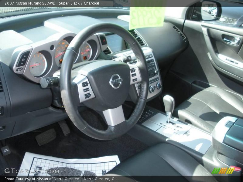 Super Black / Charcoal 2007 Nissan Murano SL AWD