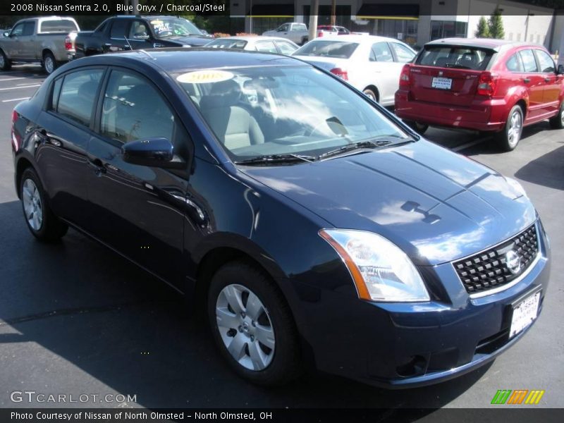 Blue Onyx / Charcoal/Steel 2008 Nissan Sentra 2.0