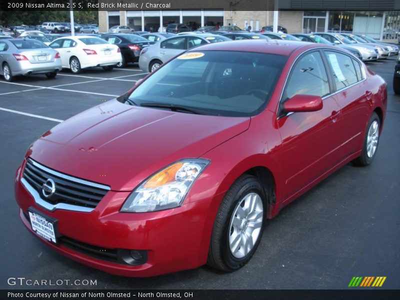 Red Brick Metallic / Charcoal 2009 Nissan Altima 2.5 S