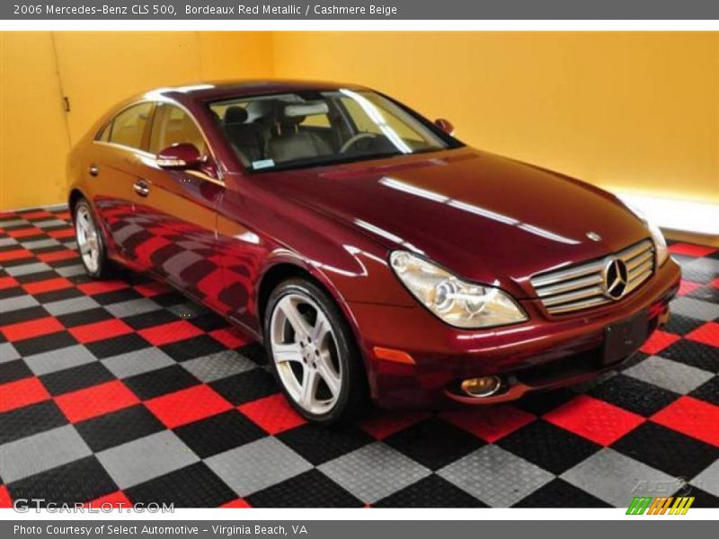 Bordeaux Red Metallic / Cashmere Beige 2006 Mercedes-Benz CLS 500