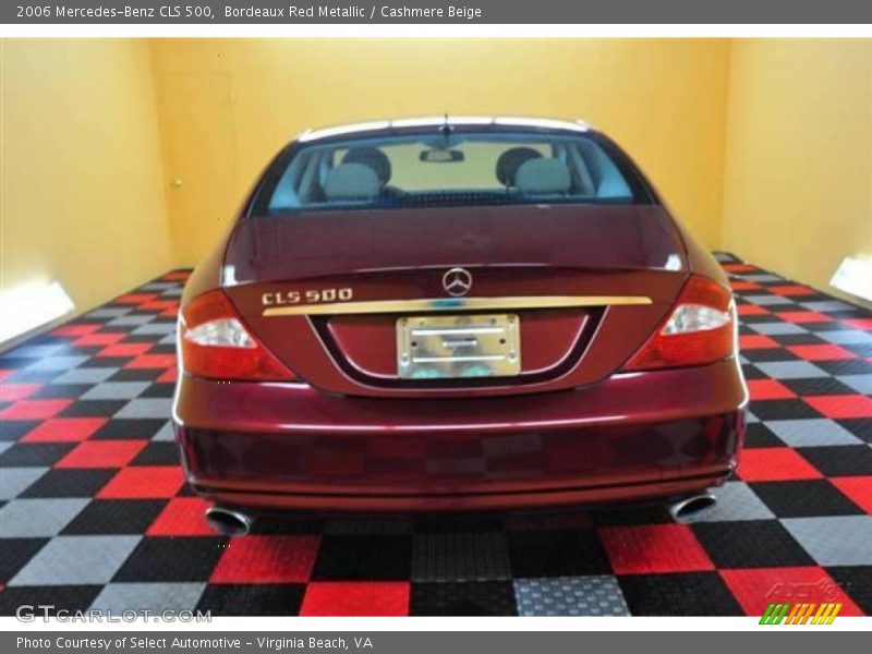 Bordeaux Red Metallic / Cashmere Beige 2006 Mercedes-Benz CLS 500