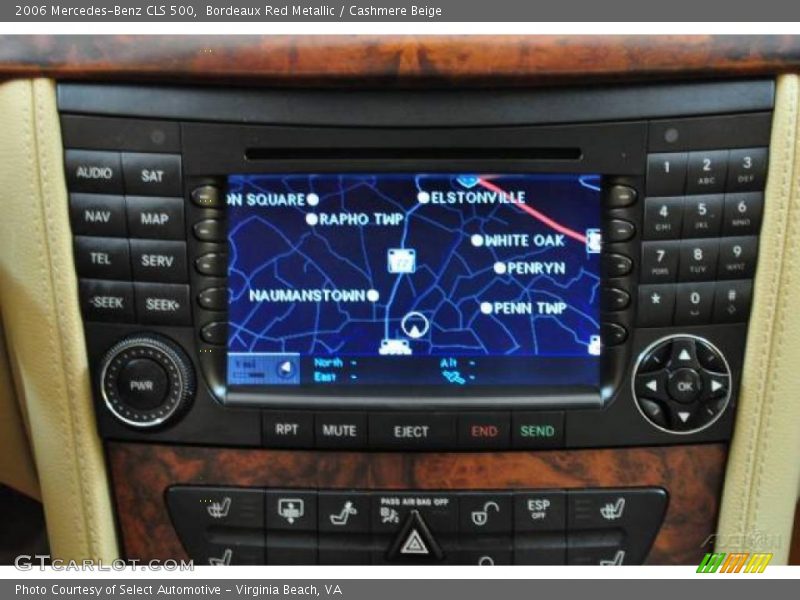 Bordeaux Red Metallic / Cashmere Beige 2006 Mercedes-Benz CLS 500