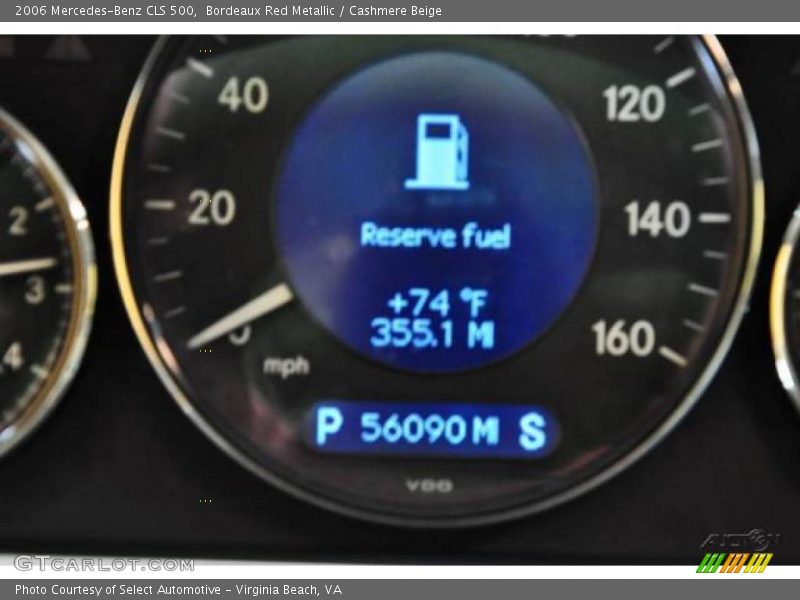 Bordeaux Red Metallic / Cashmere Beige 2006 Mercedes-Benz CLS 500