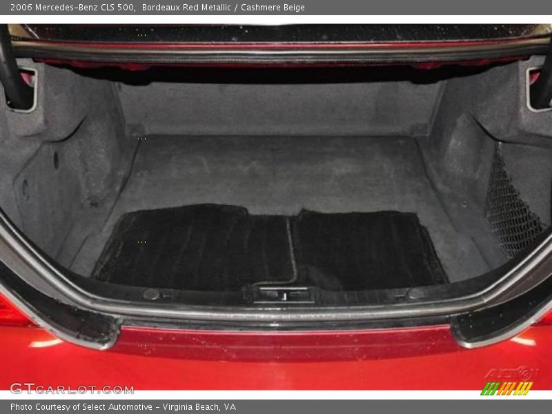 Bordeaux Red Metallic / Cashmere Beige 2006 Mercedes-Benz CLS 500