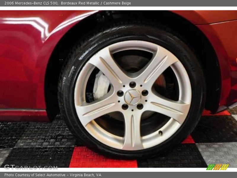 Bordeaux Red Metallic / Cashmere Beige 2006 Mercedes-Benz CLS 500