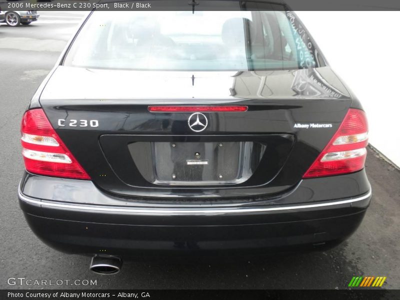 Black / Black 2006 Mercedes-Benz C 230 Sport