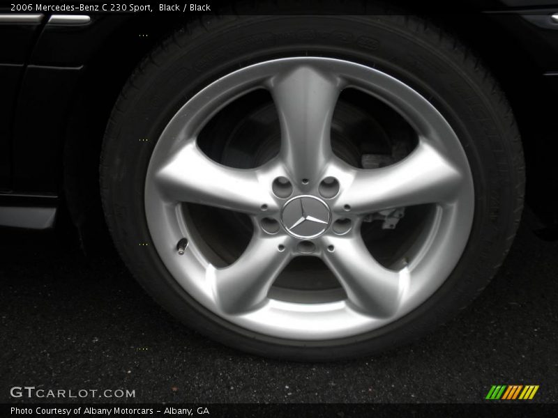 Black / Black 2006 Mercedes-Benz C 230 Sport