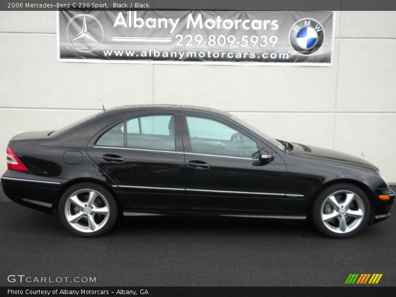 Black / Black 2006 Mercedes-Benz C 230 Sport