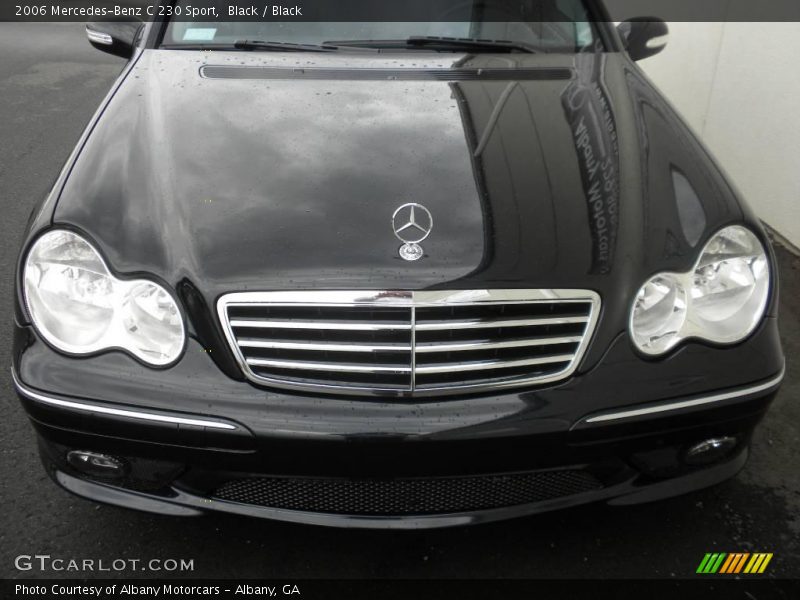 Black / Black 2006 Mercedes-Benz C 230 Sport