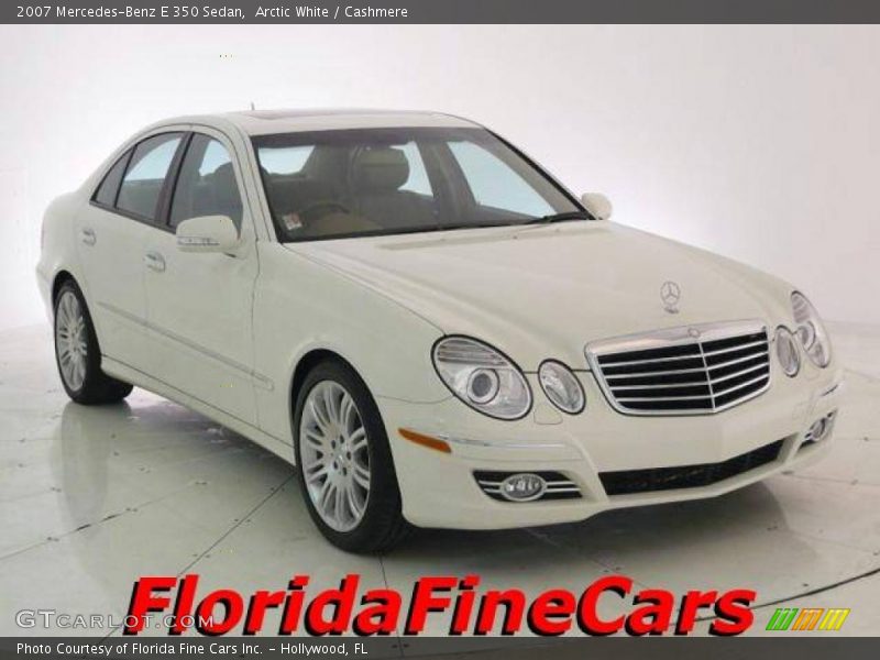 Arctic White / Cashmere 2007 Mercedes-Benz E 350 Sedan