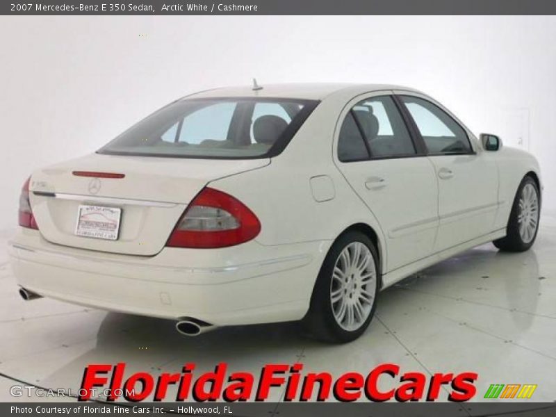 Arctic White / Cashmere 2007 Mercedes-Benz E 350 Sedan