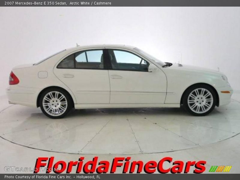 Arctic White / Cashmere 2007 Mercedes-Benz E 350 Sedan