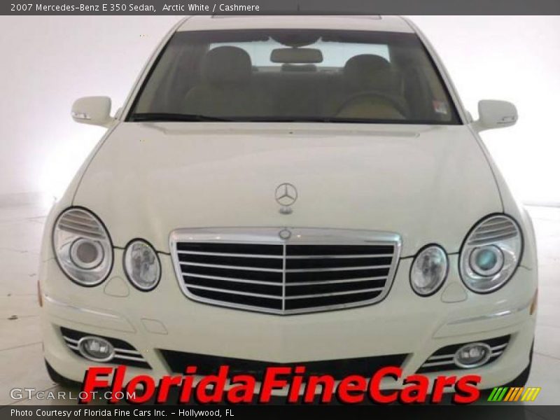 Arctic White / Cashmere 2007 Mercedes-Benz E 350 Sedan