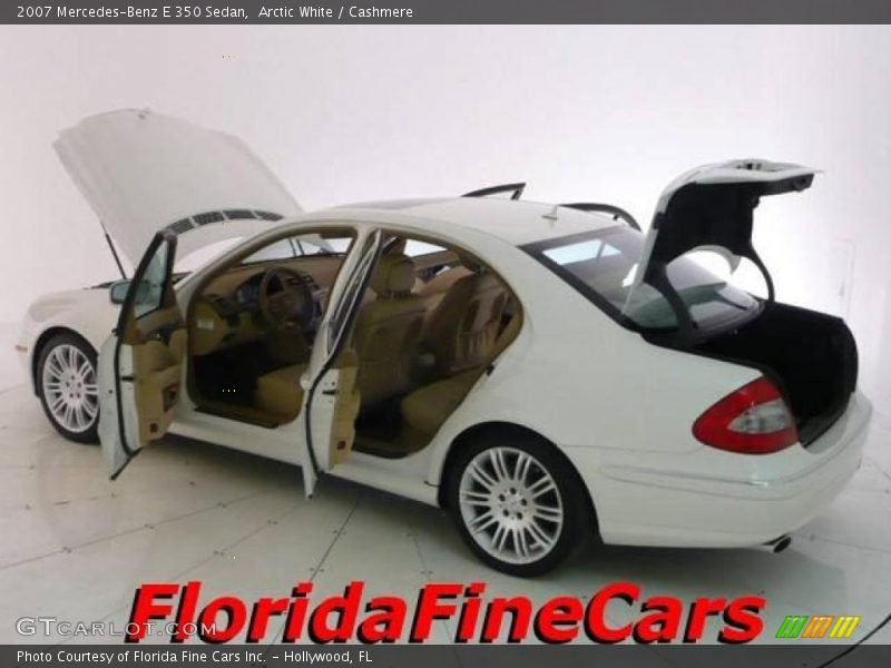 Arctic White / Cashmere 2007 Mercedes-Benz E 350 Sedan