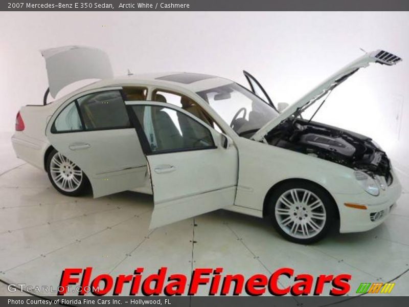 Arctic White / Cashmere 2007 Mercedes-Benz E 350 Sedan