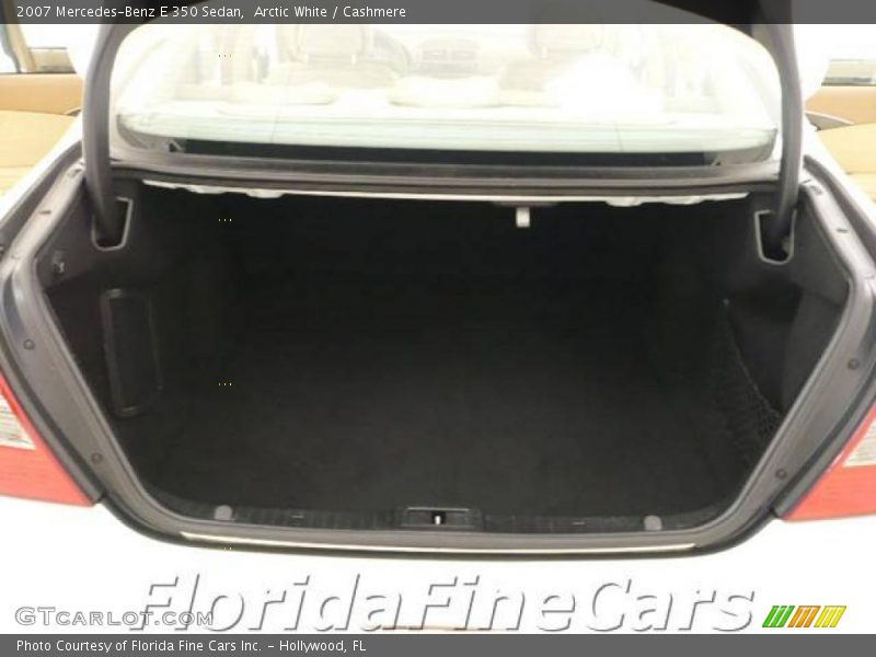 Arctic White / Cashmere 2007 Mercedes-Benz E 350 Sedan