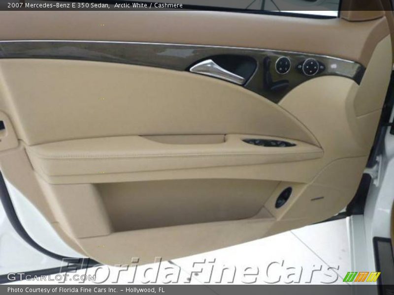 Arctic White / Cashmere 2007 Mercedes-Benz E 350 Sedan