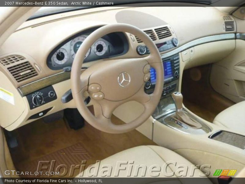 Arctic White / Cashmere 2007 Mercedes-Benz E 350 Sedan