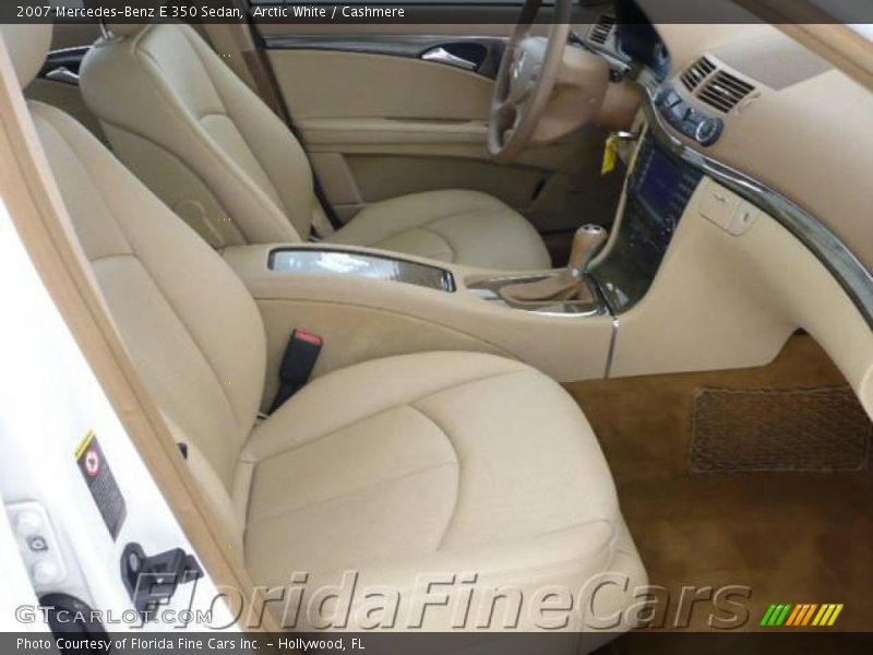 Arctic White / Cashmere 2007 Mercedes-Benz E 350 Sedan