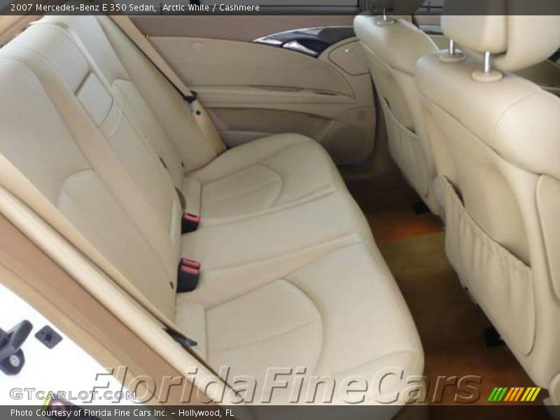 Arctic White / Cashmere 2007 Mercedes-Benz E 350 Sedan