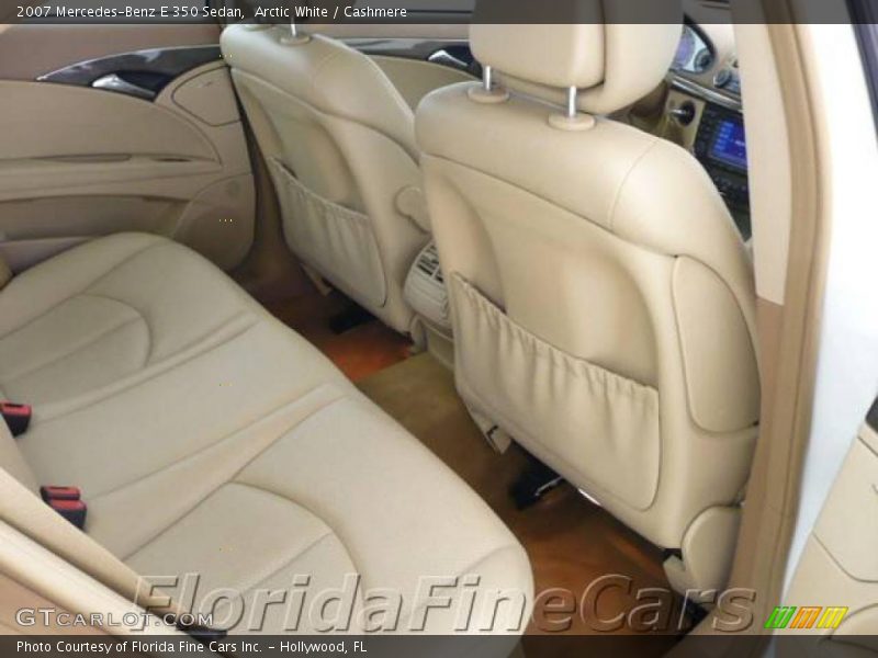Arctic White / Cashmere 2007 Mercedes-Benz E 350 Sedan