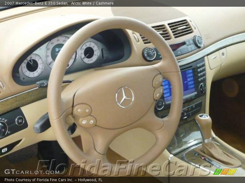 Arctic White / Cashmere 2007 Mercedes-Benz E 350 Sedan