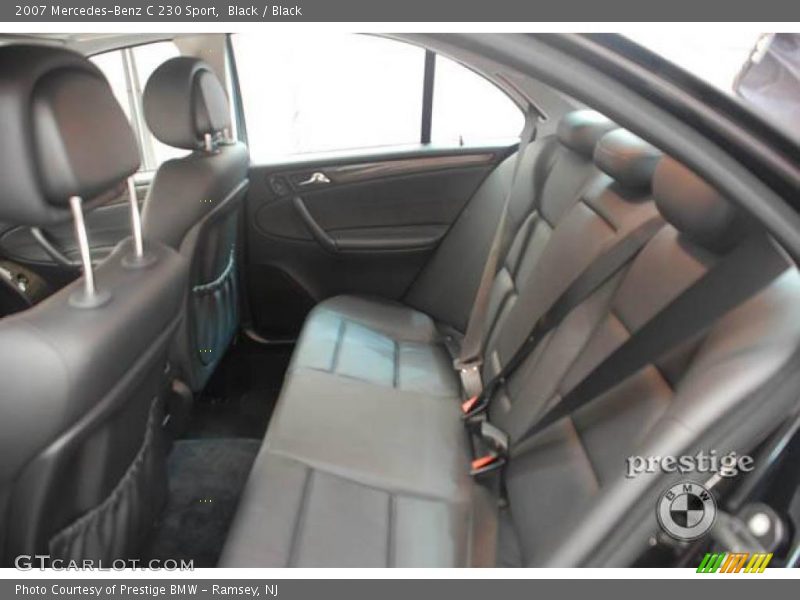 Black / Black 2007 Mercedes-Benz C 230 Sport