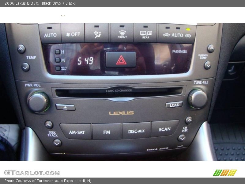 Black Onyx / Black 2006 Lexus IS 350
