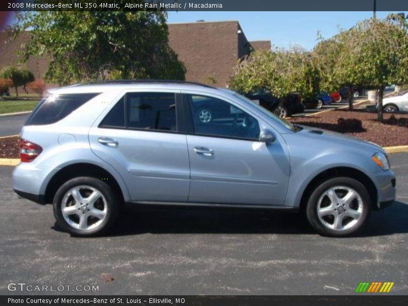 Alpine Rain Metallic / Macadamia 2008 Mercedes-Benz ML 350 4Matic