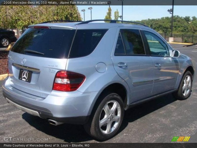 Alpine Rain Metallic / Macadamia 2008 Mercedes-Benz ML 350 4Matic