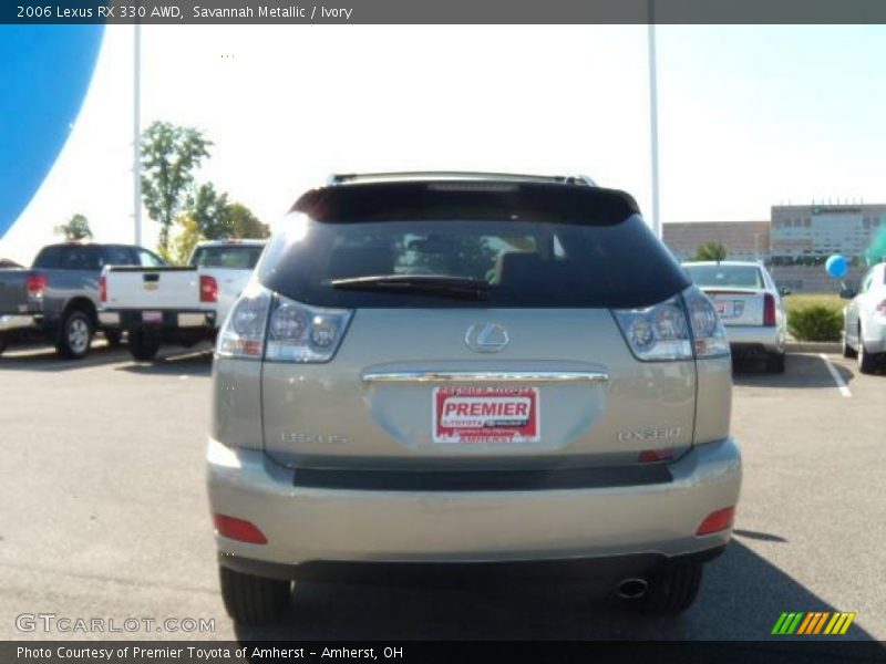 Savannah Metallic / Ivory 2006 Lexus RX 330 AWD