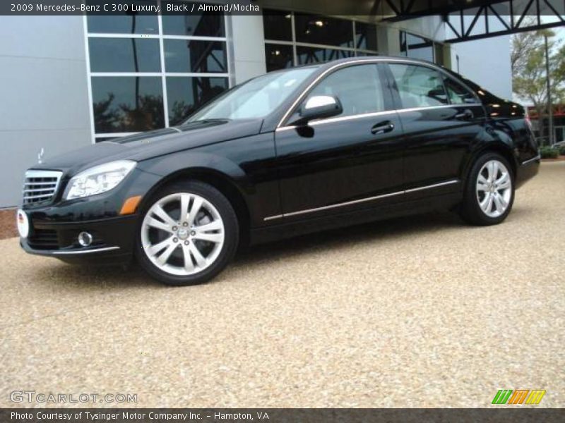 Black / Almond/Mocha 2009 Mercedes-Benz C 300 Luxury