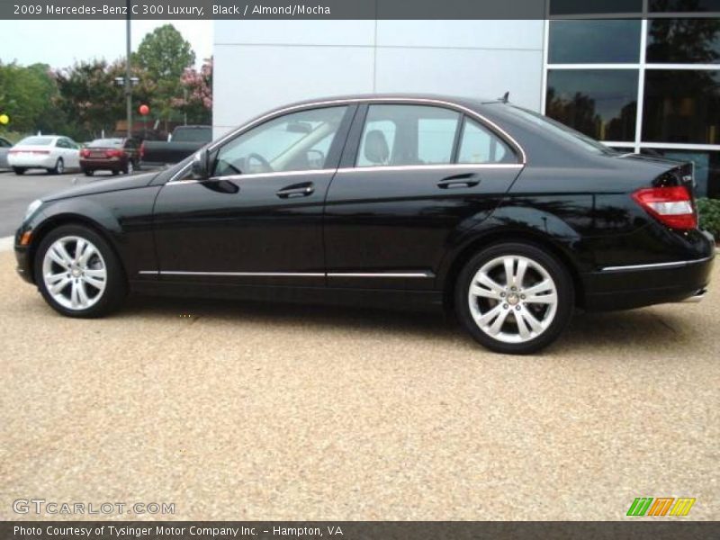 Black / Almond/Mocha 2009 Mercedes-Benz C 300 Luxury