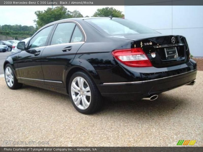 Black / Almond/Mocha 2009 Mercedes-Benz C 300 Luxury