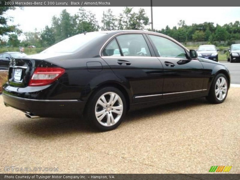 Black / Almond/Mocha 2009 Mercedes-Benz C 300 Luxury